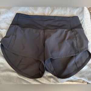 Women's black Lululemon shorts